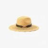 MICHAEL Michael Kors STRAW FEDORA WITH OPEN WEAVE - Hut - Light Pastel Brown