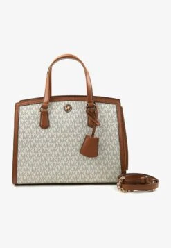 MICHAEL Michael Kors CHANTAL MD SATCHEL - Handtasche - Beige -Michael Kors Geschaft 69a018da70ce4fc1a62c476df282bb21 1