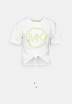 MICHAEL Michael Kors ZEBRA RUCHED TEE - T-Shirt Print - Limeade -Michael Kors Geschaft 6ccf3382df064f8299ceaf972d79f6c0