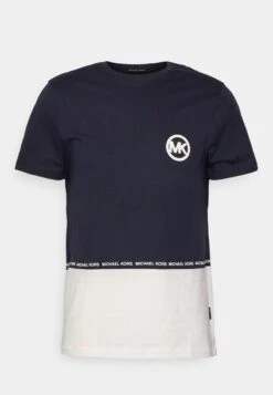 Michael Kors BLOCK LOGO TEE - T-Shirt Print - Midnight -Michael Kors Geschaft 6ff3d3ca6ea1465bbaff2637846422b5