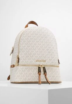 MICHAEL Michael Kors RHEA ZIP BACK PACK - Tagesrucksack - Vanilla