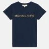 MICHAEL KORS KIDS SHORT SLEEVES - T-Shirt Print - Navy