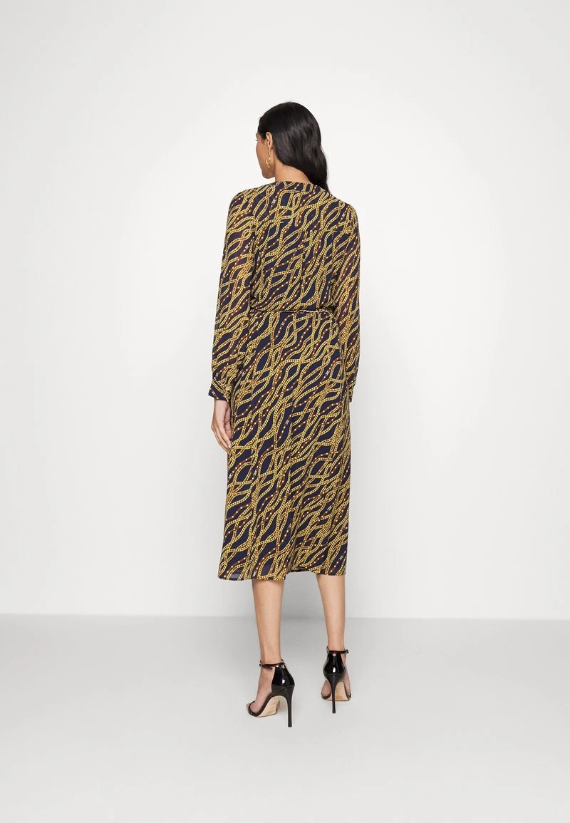 MICHAEL Michael Kors CHAIN MIDI - Freizeitkleid - Midnight Blue 5 MICHAEL Michael Kors CHAIN MIDI - Freizeitkleid - Midnight Blue – Bild 3