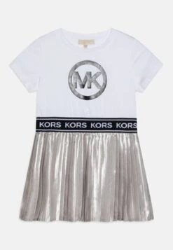MICHAEL KORS KIDS SHIRT DRESS - Freizeitkleid - White/yellow -Michael Kors Geschaft 7915c1836e114c1d9d055c276b7d9dbd