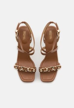 MICHAEL Michael Kors PAOLA CHAIN PLATFORM - High Heel Sandalette - Tan -Michael Kors Geschaft 7a894bb0381a4e63b599a7a05153703c