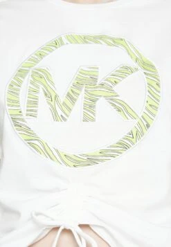MICHAEL Michael Kors ZEBRA RUCHED TEE - T-Shirt Print - Limeade -Michael Kors Geschaft 8370119cb03249d998ce234419d1556e