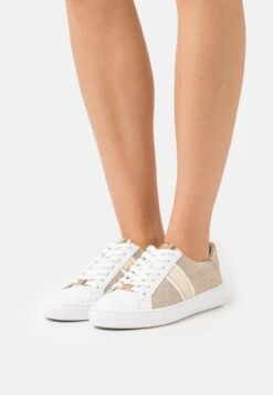 MICHAEL Michael Kors IRVING STRIPE LACE UP - Sneaker Low - Pale Gold