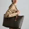 MICHAEL Michael Kors QUINN TOTE - Tote Bag - Brown/acorn