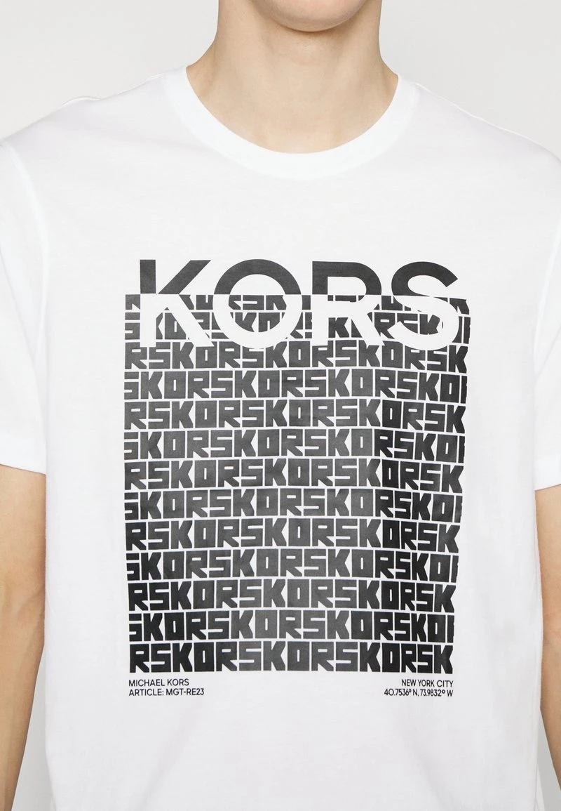 Michael Kors BLOCK CUBE TEE - T-Shirt Print - White 8 Michael Kors BLOCK CUBE TEE - T-Shirt Print - White – Bild 6