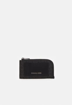 Michael Kors ZIP WALLET UNISEX - Geldbörse - Black