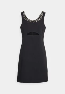 MICHAEL Michael Kors TANK CUTOUT CHAIN - Jerseykleid - Black -Michael Kors Geschaft 89b67433a3ff47b28cc93ce51eac668c