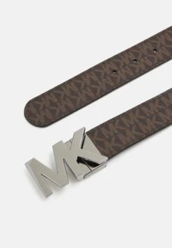 Michael Kors BUCKLE BELT UNISEX - Gürtel - Brown/black -Michael Kors Geschaft 8a191e341cfe4e1f94a80f8fa76f0b5e