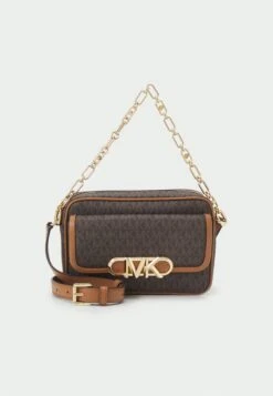 MICHAEL Michael Kors PARKER SWAG CAMERA XBODY - Umhängetasche - Brown/acorn