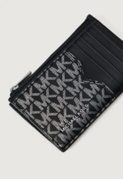 Michael Kors NOTCHED SLIM ZIP WALLET UNISEX - Geldbörse - Black -Michael Kors Geschaft 9432bec57fc843ac8fc1b8edc0dc844a