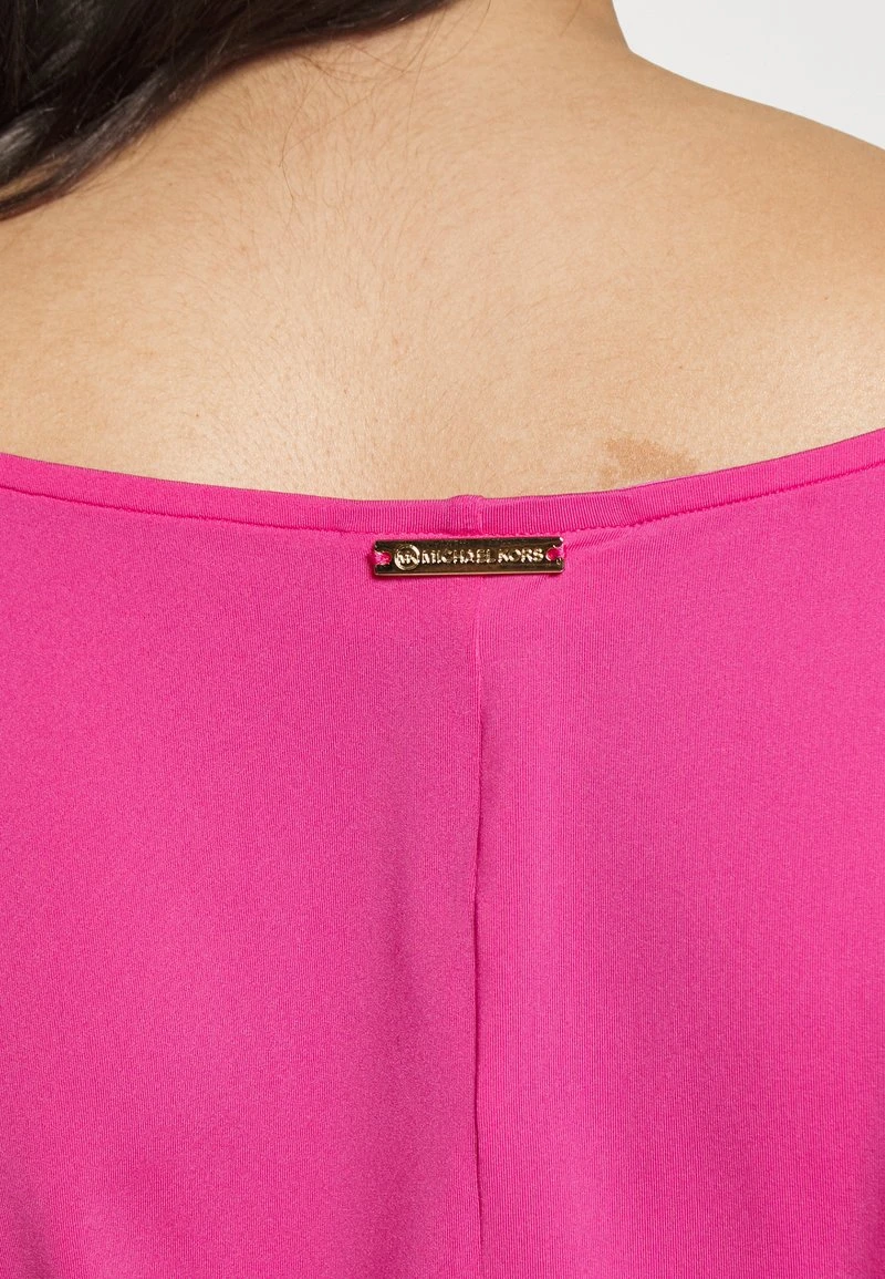 MICHAEL Michael Kors ICONIC SOLIDS SIDE TIE COVER - Strandaccessoire - Cerise 7 MICHAEL Michael Kors ICONIC SOLIDS SIDE TIE COVER - Strandaccessoire - Cerise – Bild 5