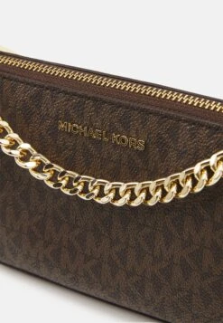 MICHAEL Michael Kors JET SET CHAIN POUCHETTE - Handbag - Brown -Michael Kors Geschaft 9626b674b2f24cb7be5311e164857734