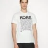 Michael Kors NEWSPRINT TEE - T-Shirt Print - White 2 Michael Kors NEWSPRINT TEE - T-Shirt Print - White -Michael Kors Geschaft 963e8458725246e5aa19db1ecd76cced
