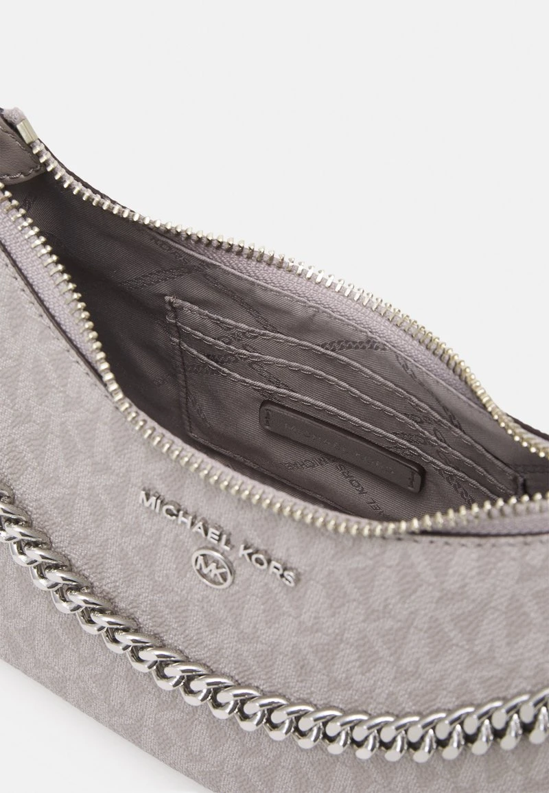 MICHAEL Michael Kors JET CHAIN POUCHETTE - Handtasche - Pearl Grey 5 MICHAEL Michael Kors JET CHAIN POUCHETTE - Handtasche - Pearl Grey – Bild 3