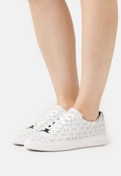 MICHAEL Michael Kors KEATON LACE UP - Sneaker Low - Optic White/black