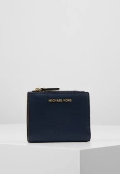 MICHAEL Michael Kors JET SET SNAP BILLFOLD SMALL - Geldbörse - Navy