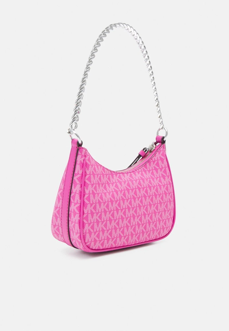 MICHAEL Michael Kors JET CHAIN POUCHETTE - Handtasche - Cerise 4 MICHAEL Michael Kors JET CHAIN POUCHETTE - Handtasche - Cerise – Bild 2