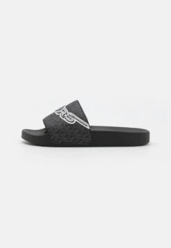 Michael Kors JAKE SLIDE - Pantolette Flach - Black