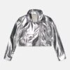 MICHAEL KORS KIDS Kunstlederjacke - Zilver 1 MICHAEL KORS KIDS Kunstlederjacke - Zilver -Michael Kors Geschaft a5d8c9fc040341aba708939ec5573052