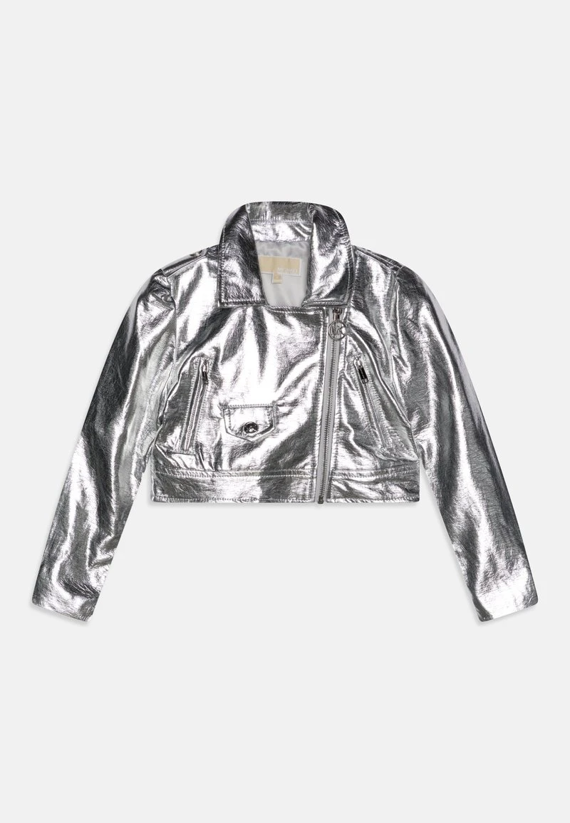 MICHAEL KORS KIDS Kunstlederjacke - Zilver 3 MICHAEL KORS KIDS Kunstlederjacke - Zilver