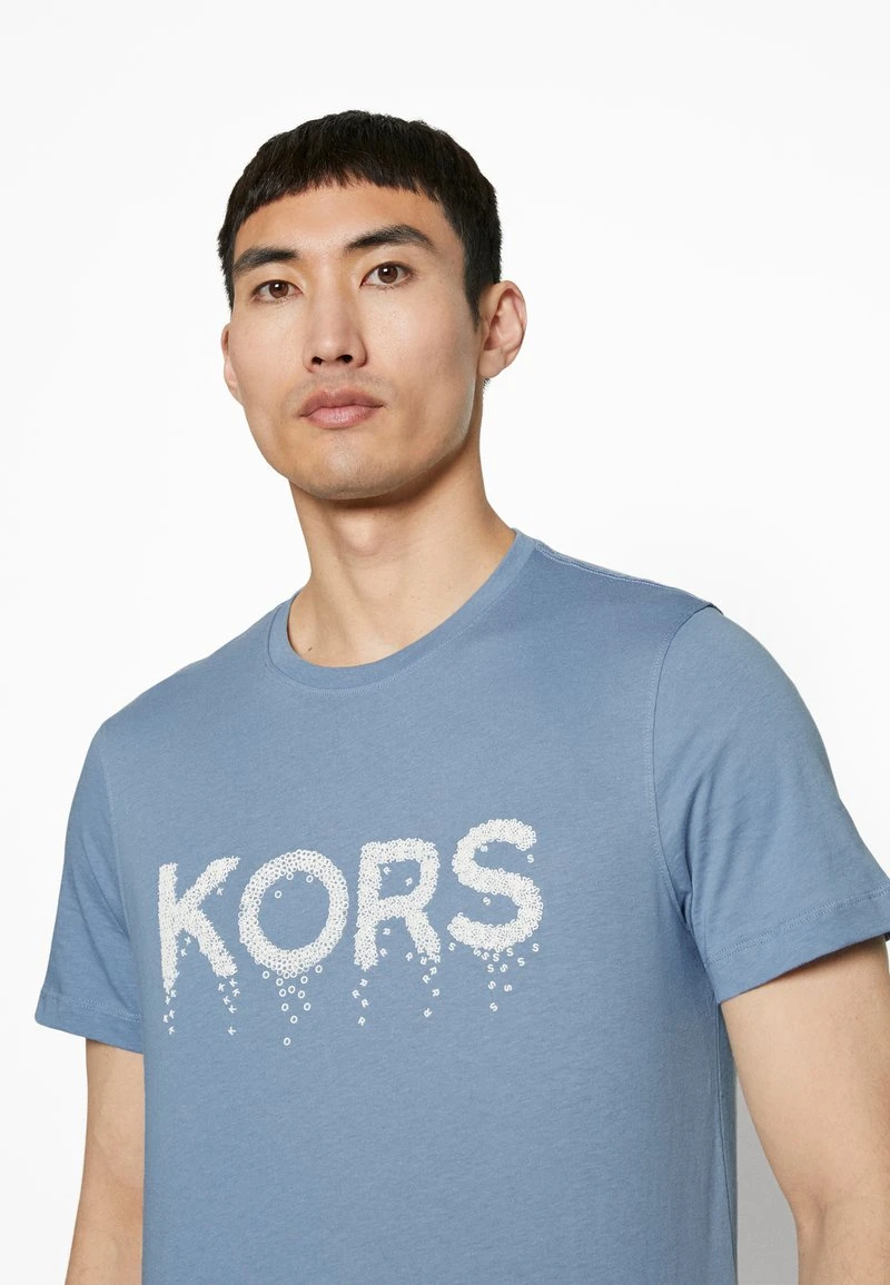 Michael Kors KORS SPILL TEE - T-Shirt Print - Blau 6 Michael Kors KORS SPILL TEE - T-Shirt Print - Blau – Bild 4