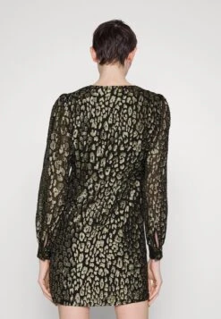 MICHAEL Michael Kors CHEETAH MINI - Cocktailkleid/festliches Kleid - Black/gold-coloured -Michael Kors Geschaft aaa6a58760f24397965bb55c5a8c96f9