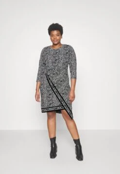 MICHAEL Michael Kors BORDER MIDI - Jerseykleid - Black/white 13 MICHAEL Michael Kors BORDER MIDI - Jerseykleid - Black/white -Michael Kors Geschaft ac99326657414bd79f93537ace5caeba 1