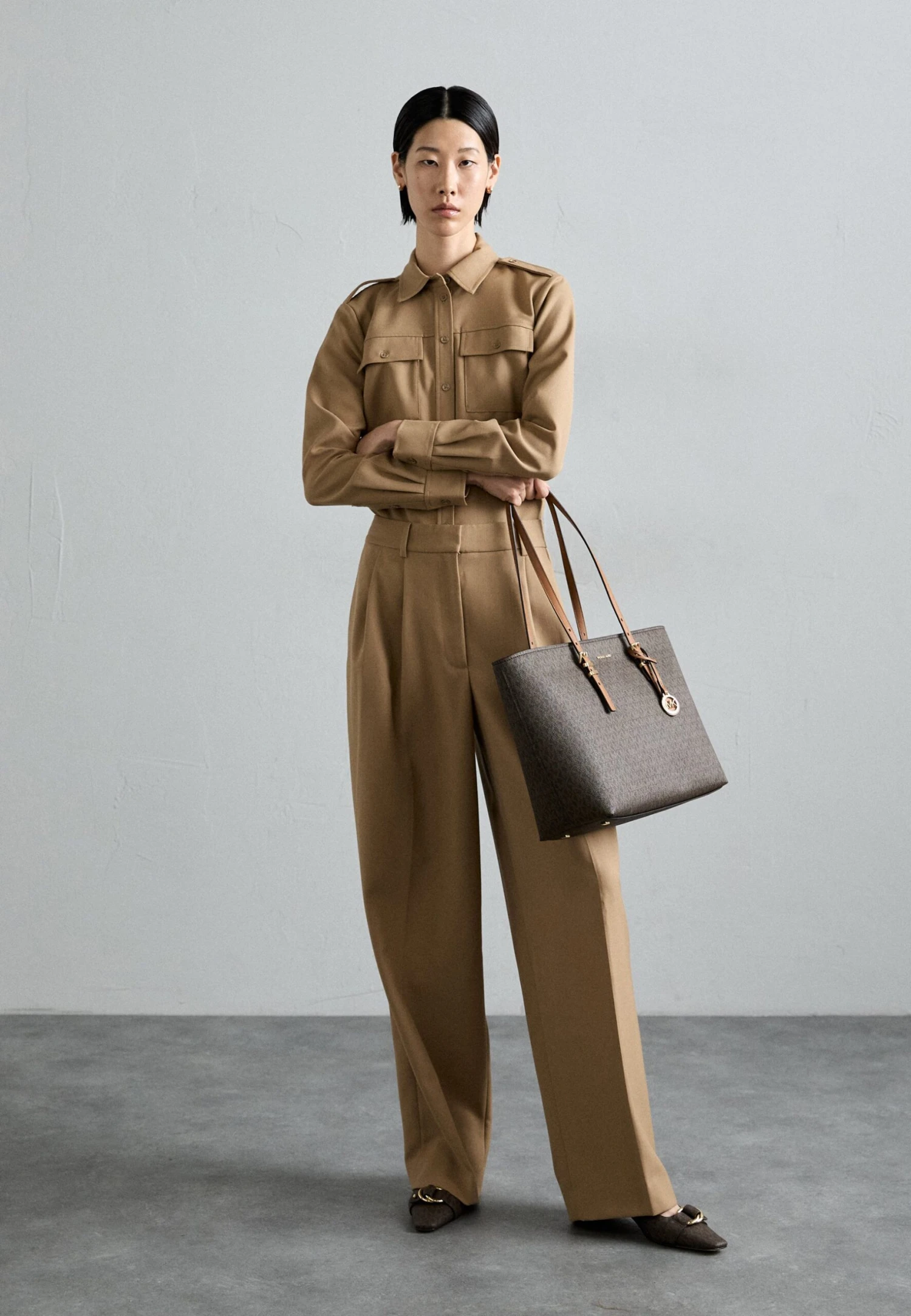 MICHAEL Michael Kors QUINN TOTE - Tote Bag - Brown/acorn 5 MICHAEL Michael Kors QUINN TOTE - Tote Bag - Brown/acorn – Bild 3