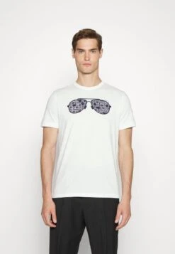 Michael Kors LOGO AVIATOR TEE - T-Shirt Print - White