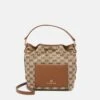 MICHAEL Michael Kors MAEVE - Handtasche - Beige/ebony -Michael Kors Geschaft b172d9e0e42b4a48b9fac94b035d2b9a