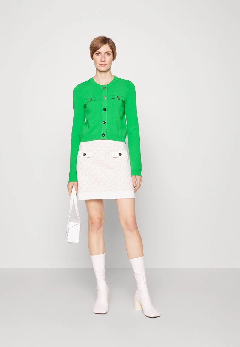 MICHAEL Michael Kors ECO CROP - Strickjacke - Spring Green 4 MICHAEL Michael Kors ECO CROP - Strickjacke - Spring Green – Bild 2