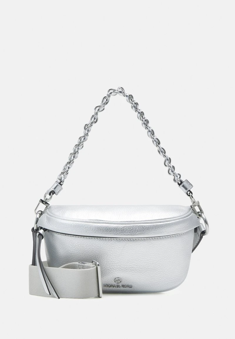MICHAEL Michael Kors SLATER XS SLING PACK - Umhängetasche - Silver-coloured 3 MICHAEL Michael Kors SLATER XS SLING PACK - Umhängetasche - Silver-coloured