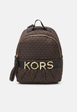 MICHAEL Michael Kors LEONIE BACKPACK - Tagesrucksack - Brown/black