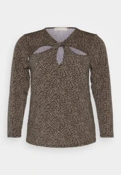 MICHAEL Michael Kors GIRAFFE TWIST KEYHOLE - Langarmshirt - Khaki -Michael Kors Geschaft c7f35fde90c044fb9da107e59a59779e