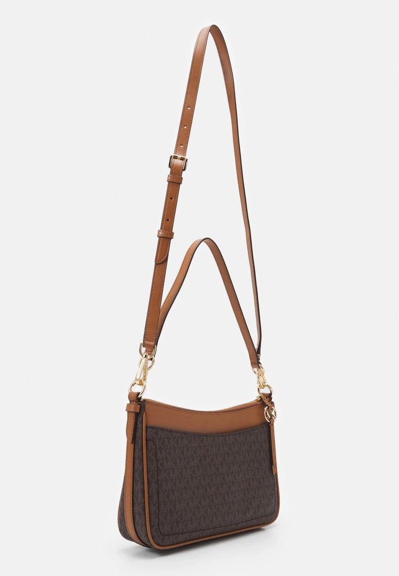 MICHAEL Michael Kors JET CHARM POCHETTE XBODY - Handtasche - Brown/acorn 5 MICHAEL Michael Kors JET CHARM POCHETTE XBODY - Handtasche - Brown/acorn – Bild 3