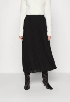 MICHAEL Michael Kors MIDI PLEAT SKRT - Faltenrock - Black