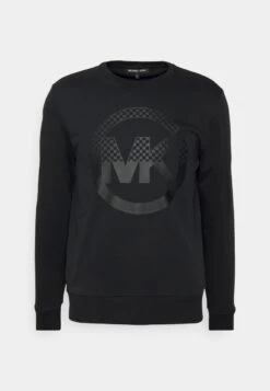 Michael Kors CHECKER CHARM CREW - Sweatshirt - Black -Michael Kors Geschaft cb198d4782c941fba308e14537eebe90