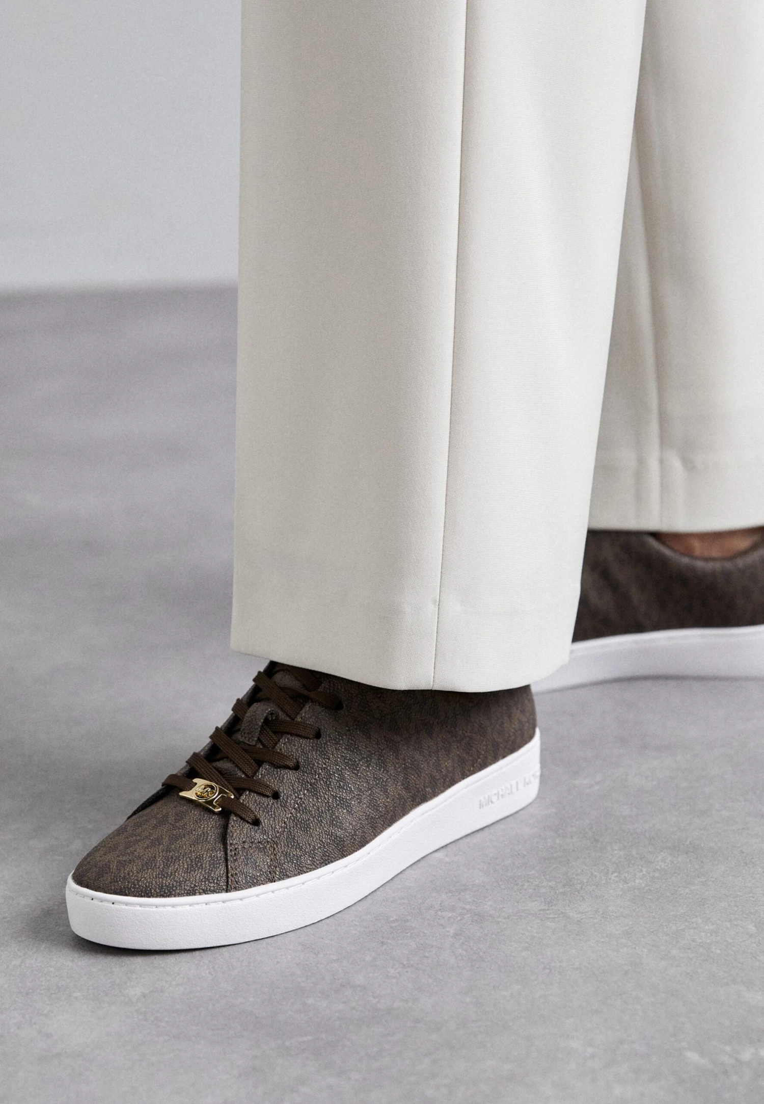 MICHAEL Michael Kors KEATON LACE UP - Trainers - Brown 4 MICHAEL Michael Kors KEATON LACE UP - Trainers - Brown – Bild 2