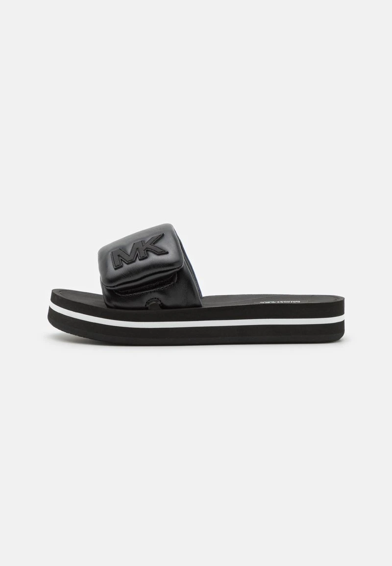 MICHAEL Michael Kors PLATFORM SLIDE - Pantolette Flach - Black 4 MICHAEL Michael Kors PLATFORM SLIDE - Pantolette Flach - Black – Bild 2
