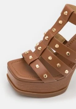 MICHAEL Michael Kors JAGGER PLATFORM - High Heel Sandalette - Luggage -Michael Kors Geschaft d252e79dd129462783c4829d2866a6e6