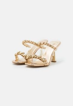MICHAEL Michael Kors CLARA CHAIN - Pantolette Hoch - Gold -Michael Kors Geschaft d3fed3d888d14f3889dc7d7d280a9d30