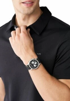 Michael Kors TRADITIONAL HUTTON - Chronograph - Black