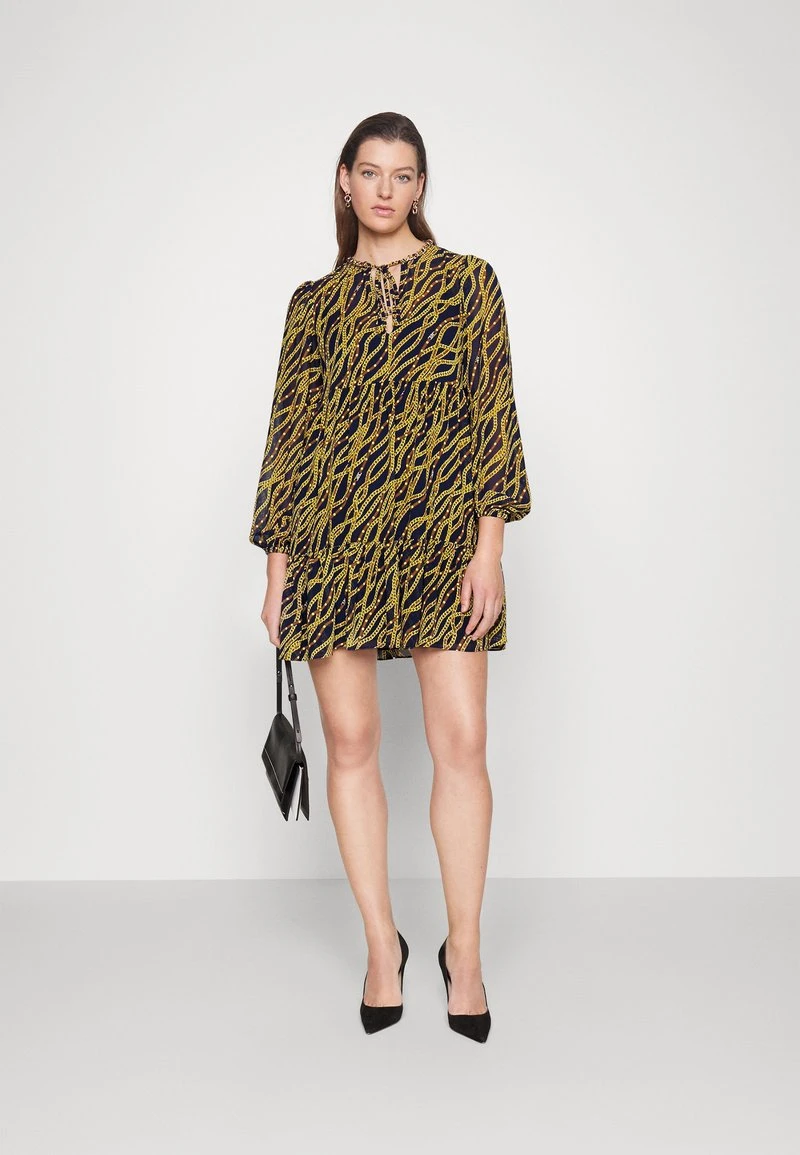 MICHAEL Michael Kors BIAS CHAIN TENTY - Freizeitkleid - Midnightblue 4 MICHAEL Michael Kors BIAS CHAIN TENTY - Freizeitkleid - Midnightblue – Bild 2