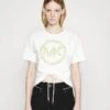 MICHAEL Michael Kors ZEBRA RUCHED TEE - T-Shirt Print - Limeade -Michael Kors Geschaft d9f4c450ea474bc2900badc66d491b7f