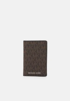 Michael Kors FOLDING CARD CASE UNISEX - Geldbörse - Brown/black -Michael Kors Geschaft dd24688d19e14201a49e63edbb820cca 1