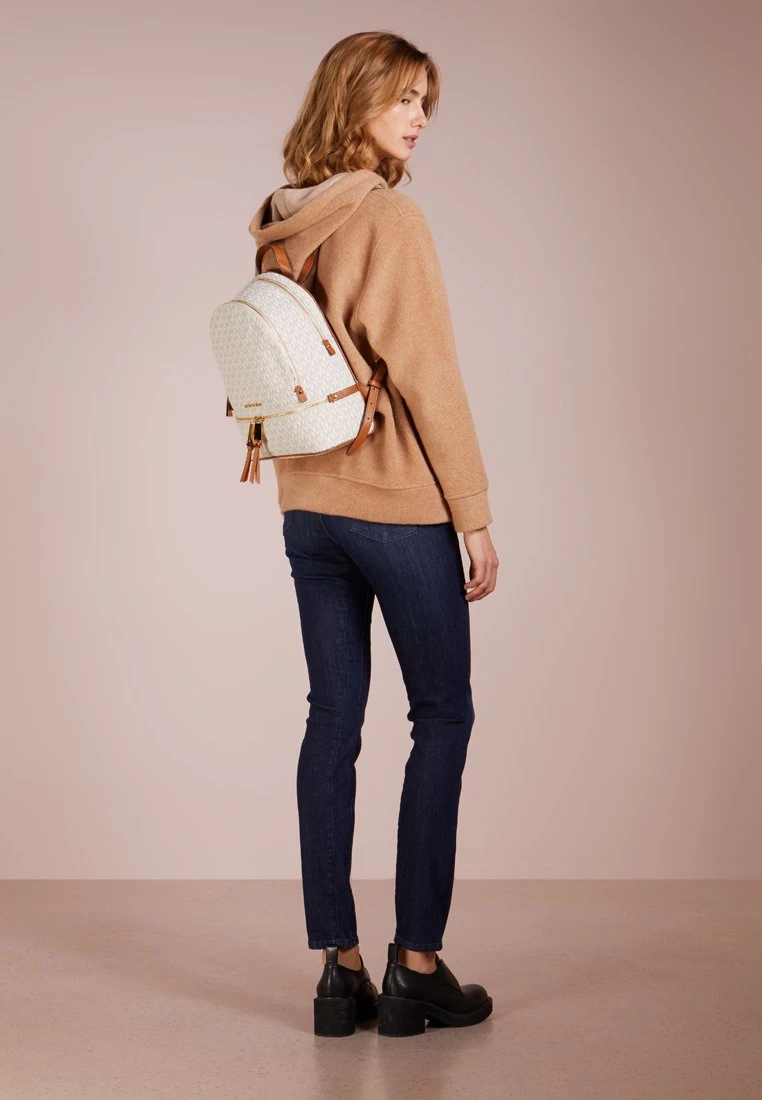 MICHAEL Michael Kors RHEA ZIP BACK PACK - Rucksack - Vanilla 4 MICHAEL Michael Kors RHEA ZIP BACK PACK - Rucksack - Vanilla – Bild 2